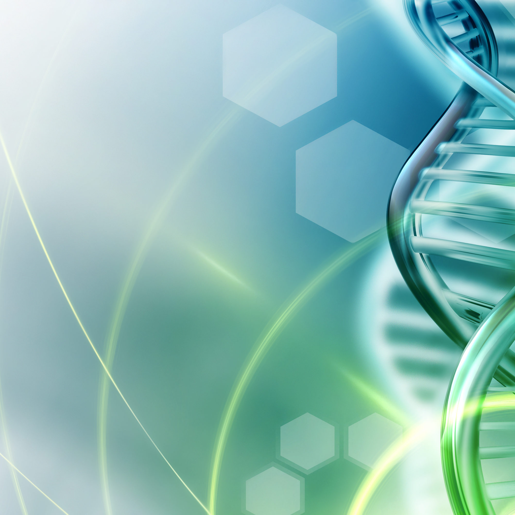 Abstract science background with DNA strands